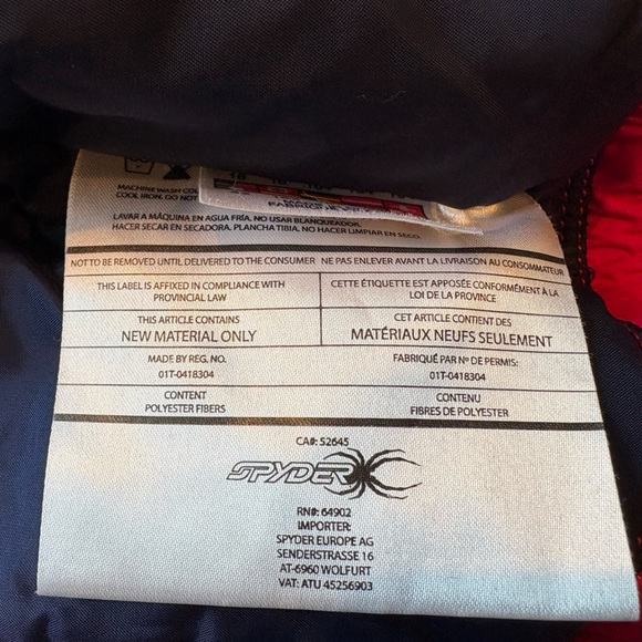 Spyder Size 16 Neon Pink Ski Jacket Puffer Coat Hooded - Picture 9 of 16